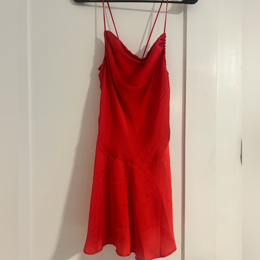 Free People Red Slip Dress